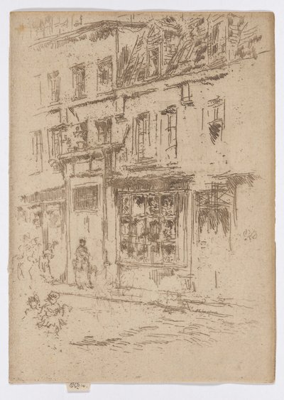 Petite Rue au Beurre, Bruxelas de James Abbott McNeill Whistler