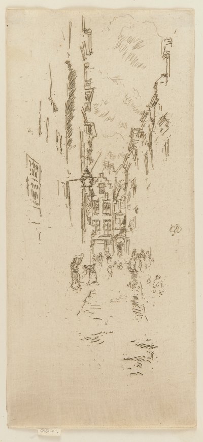 Rua dos Açougueiros, 1887. de James Abbott McNeill Whistler