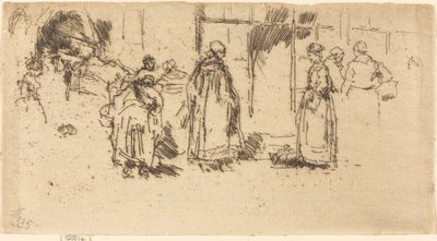 Poultry Market, Loches, 1888. de James Abbott McNeill Whistler