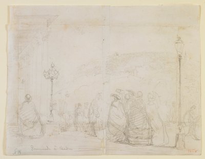 Caminhada em Baden, 1858. de James Abbott McNeill Whistler