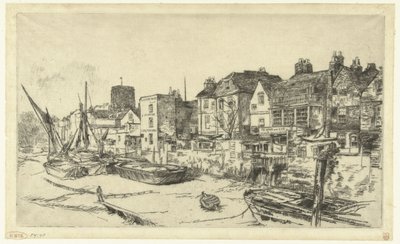 Pub às margens do Tâmisa O Adão e Eva de James Abbott McNeill Whistler