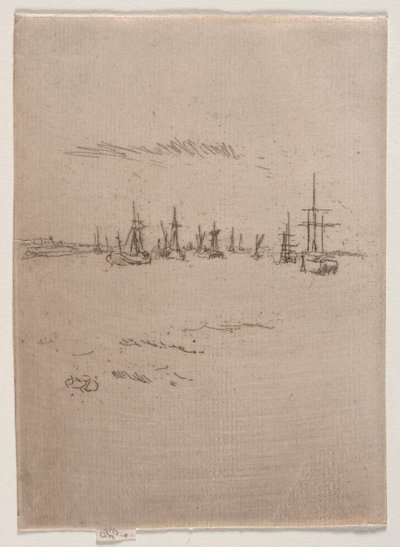 Retornar para Tilbury. de James Abbott McNeill Whistler