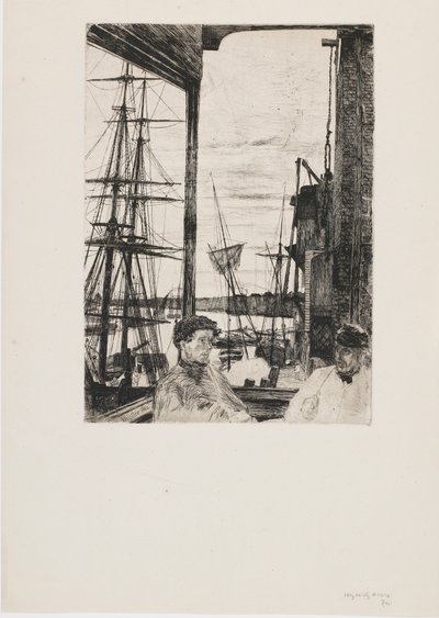 Rotherhithe, 1860. de James Abbott McNeill Whistler