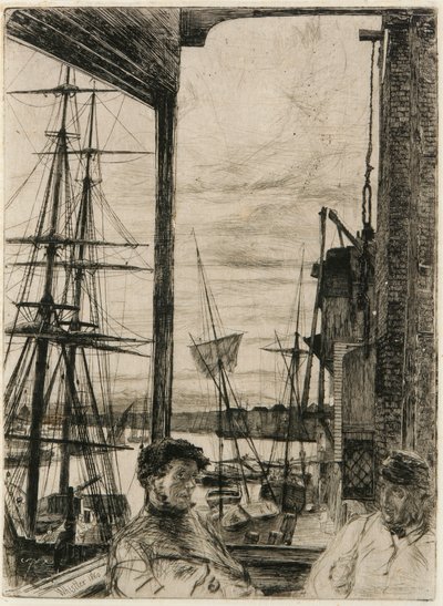 Rotherhithe, 1860. de James Abbott McNeill Whistler