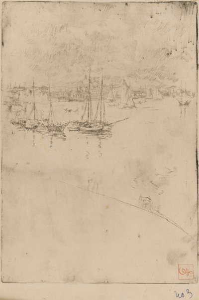 São Jorge, 1879-1880. de James Abbott McNeill Whistler