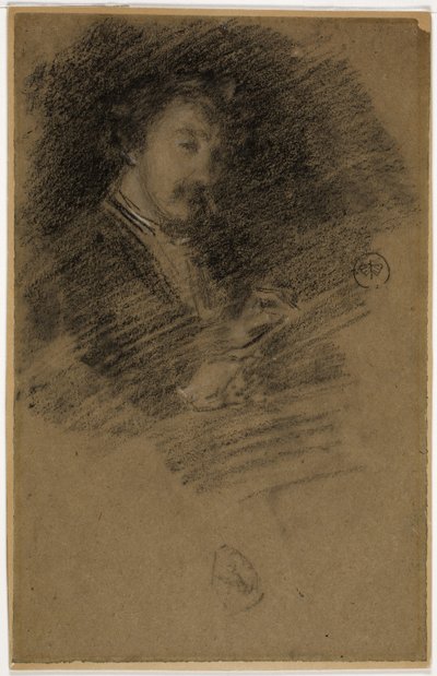 Auto-retrato, 1871-73 de James Abbott McNeill Whistler