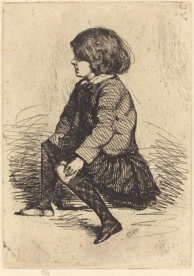 Seymour, sentado. de James Abbott McNeill Whistler