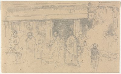 Lojas na Chester. de James Abbott McNeill Whistler