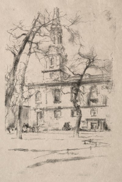 St. Giles-in-the-Fields, 1896. de James Abbott McNeill Whistler