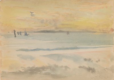 St. Ives: Sunset, 1883-1884. de James Abbott McNeill Whistler