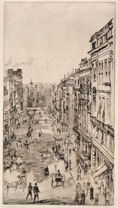 Rua St. James. de James Abbott McNeill Whistler
