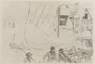 Vida de barco de Stevens, 1859. de James Abbott McNeill Whistler