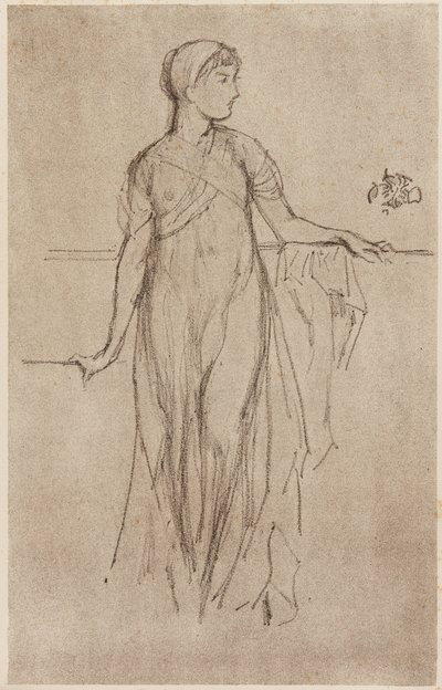 Estudo, 1879. de James Abbott McNeill Whistler