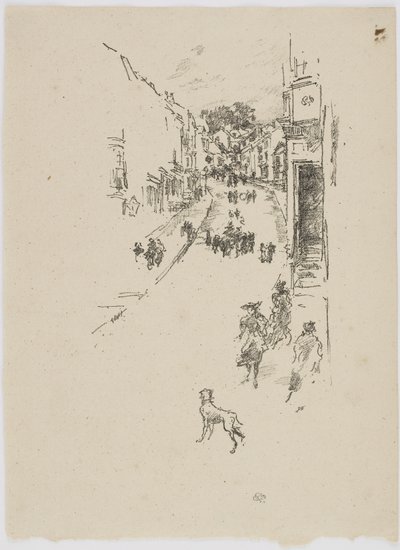 Domingo, Lyme Regis, 1895 (litografia no papel) de James Abbott McNeill Whistler