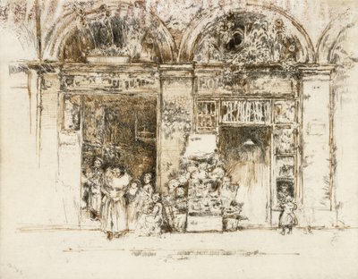 Girassóis, Rue des Beaux-Arts, c.1892-93 de James Abbott McNeill Whistler