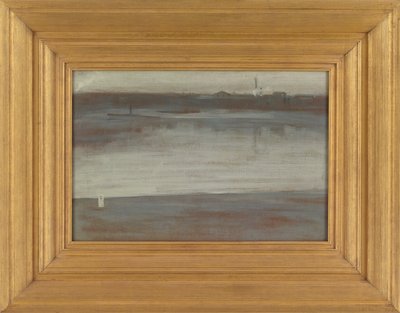 Symphony in Grey: Early Morning, Tamisa, 1871. de James Abbott McNeill Whistler