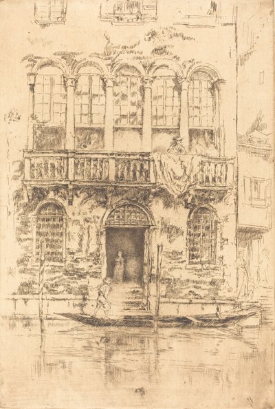 A Varanda, 18791880. de James Abbott McNeill Whistler
