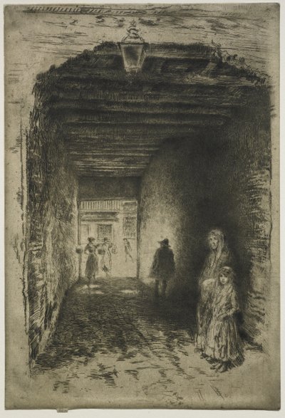 Os mendigos de James Abbott McNeill Whistler