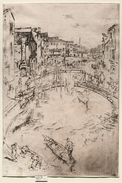 A ponte, 1886. de James Abbott McNeill Whistler