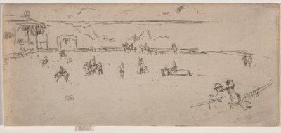 O Cavalo Bucking. de James Abbott McNeill Whistler