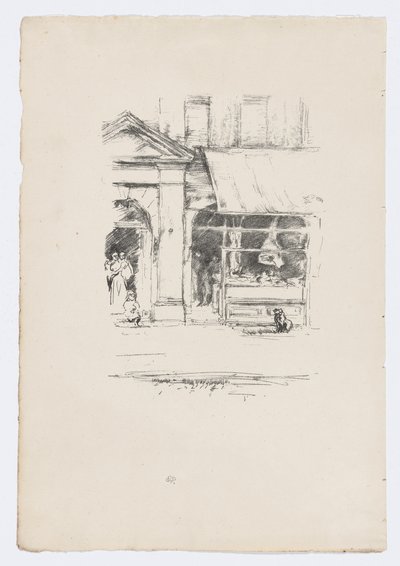 O cão do talhante de James Abbott McNeill Whistler