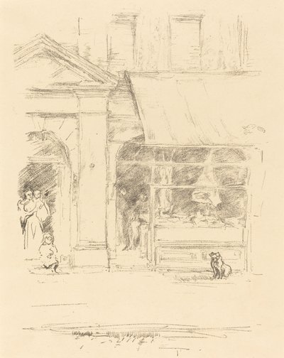 O cão do açougueiro, 1896. de James Abbott McNeill Whistler