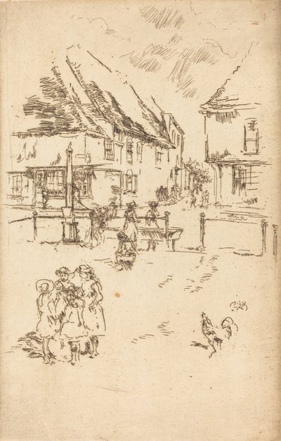 O Galo e a Bomba, c. 1887. de James Abbott McNeill Whistler