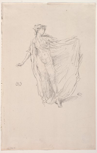 A garota dançando, 1890. de James Abbott McNeill Whistler