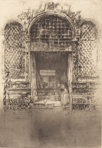A Porta, 1880. de James Abbott McNeill Whistler