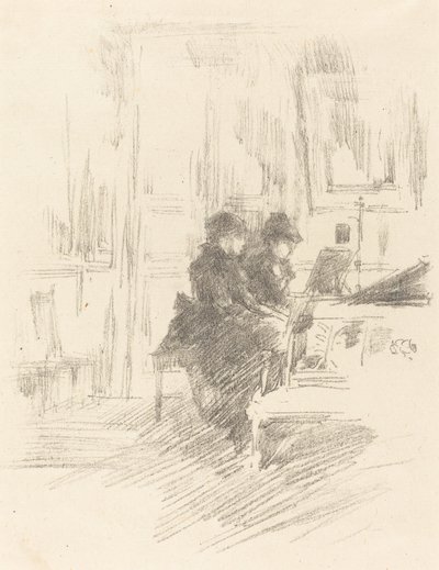 The Duet, No. 2, 1894. de James Abbott McNeill Whistler
