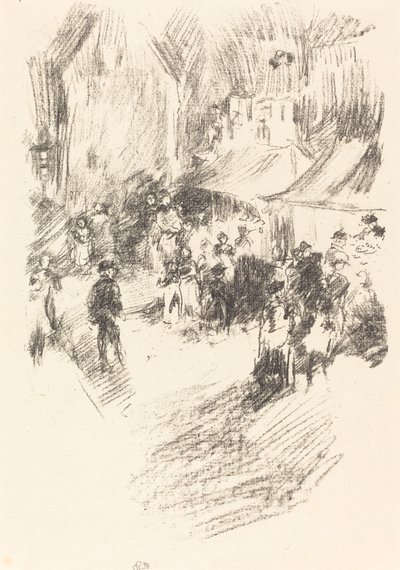 A Feira, 18951896. de James Abbott McNeill Whistler