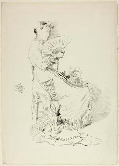 O fã, 1879 de James Abbott McNeill Whistler