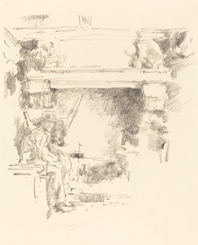 A lareira, 1893. de James Abbott McNeill Whistler