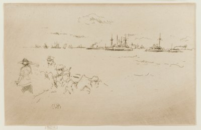 A Frota: Monitores, 1887. de James Abbott McNeill Whistler
