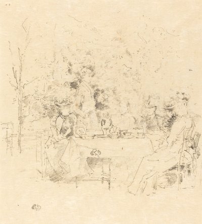 O Jardim, 1891. de James Abbott McNeill Whistler