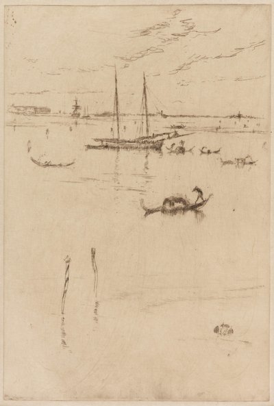 The Little Lagoon, 1879-1880. de James Abbott McNeill Whistler