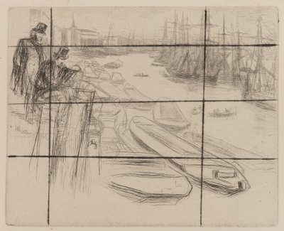 The Little Pool, 1861. de James Abbott McNeill Whistler