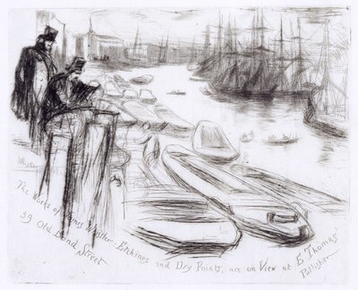 The Little Pool, No.2 (gravura) de James Abbott McNeill Whistler