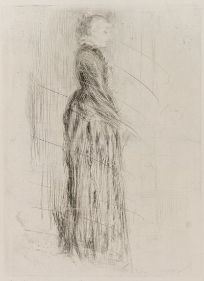 The Little Velvet Dress, 1873. de James Abbott McNeill Whistler