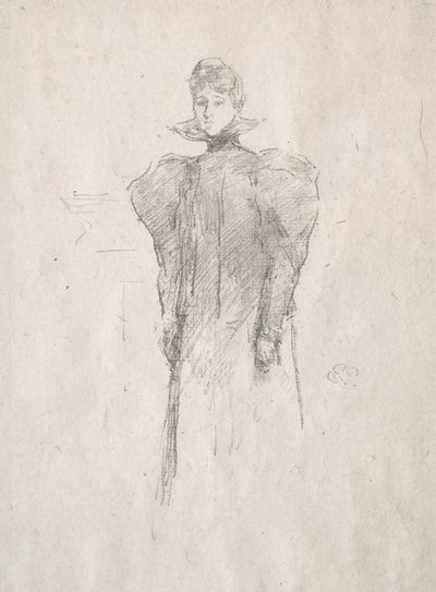O colar Medici. de James Abbott McNeill Whistler