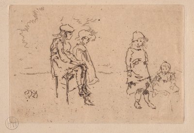 As crianças Menpes. de James Abbott McNeill Whistler