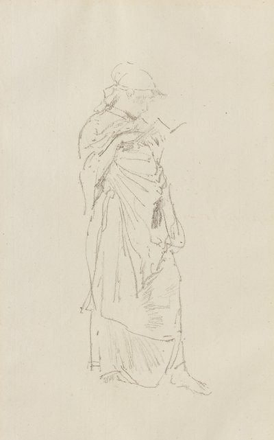 O romance - A rapariga que lê de James Abbott McNeill Whistler