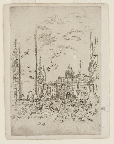 A Piazzetta de James Abbott McNeill Whistler