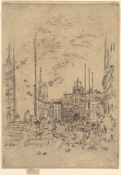 O Piazzetta, 1879-1880. de James Abbott McNeill Whistler