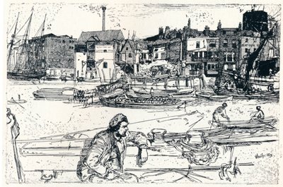 A piscina de Londres, 1859, 1904 de James Abbott McNeill Whistler