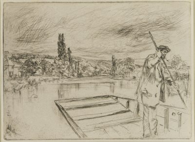 The Punt, 1861 (gravura no papel) de James Abbott McNeill Whistler