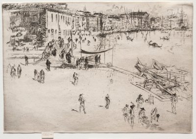 O Riva, n ° 2, 1886. de James Abbott McNeill Whistler
