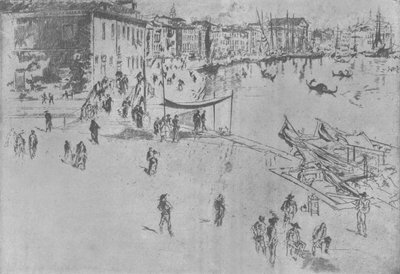 O Riva, Número Dois, c1880, 1904 de James Abbott McNeill Whistler