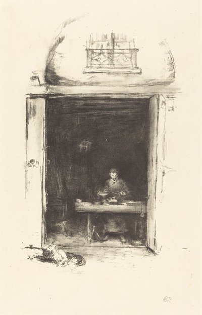 O Smith, Passagem do Dragão, 1894. de James Abbott McNeill Whistler
