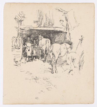 O pátio dos Smith de James Abbott McNeill Whistler